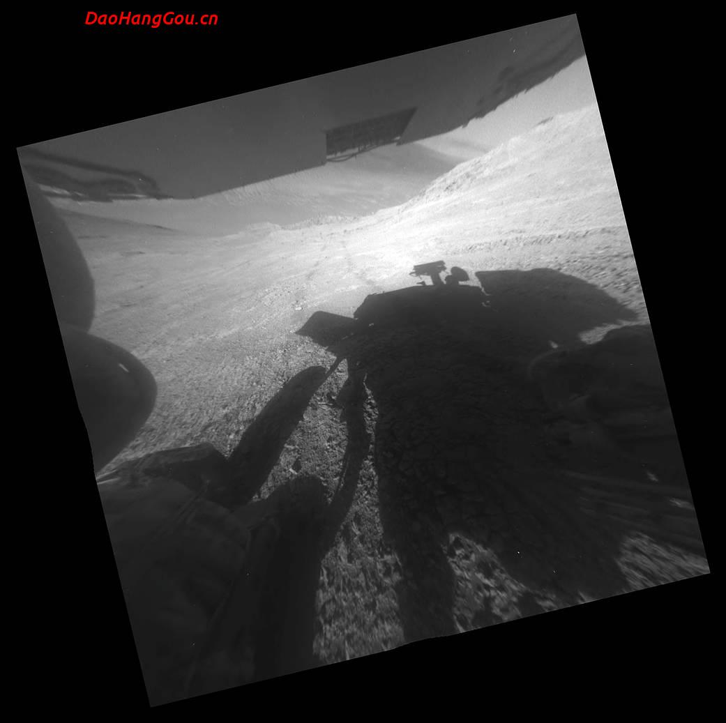 Picture From https://www.nasa.gov/image-feature/jpl/pia20328/opportunitys-shadow-and-tracks-on-martian-slope