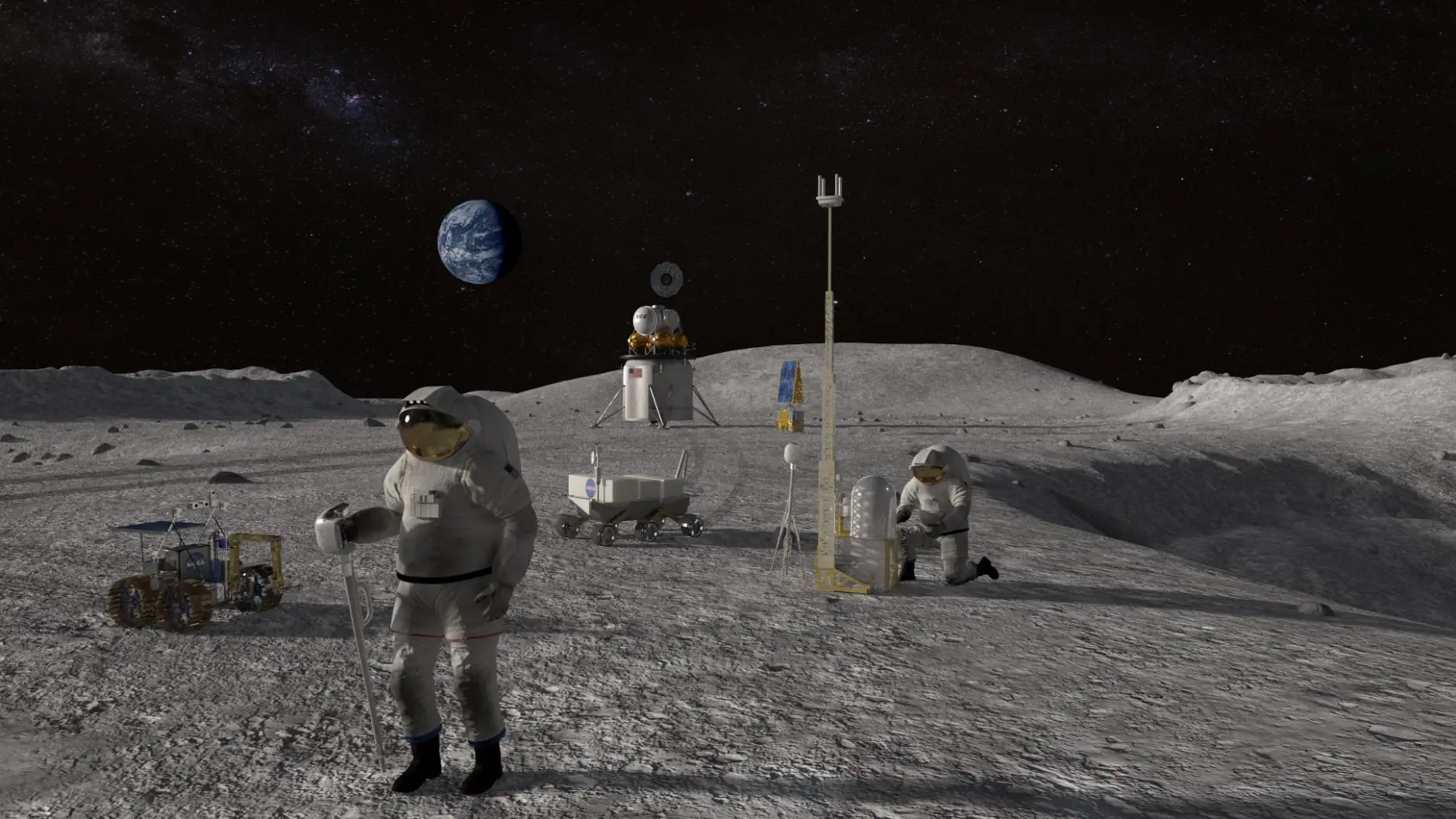 [设想图] NASA 重返月球