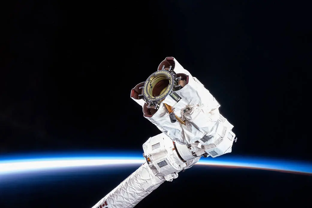 国际空间站Canadarm2号机械臂的末端