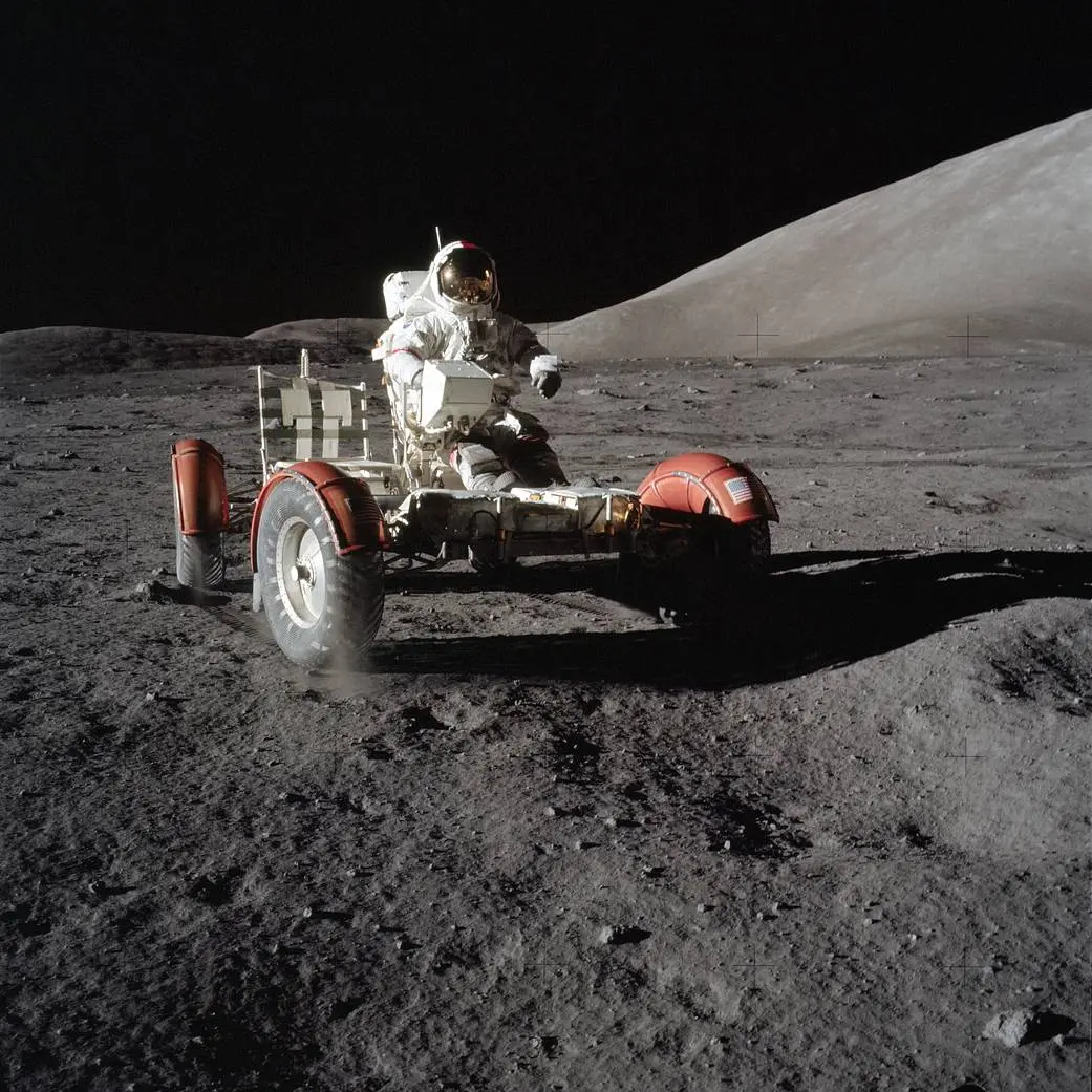 阿波罗17号任务中的月球车