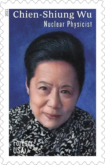 美国发行2021年新邮票纪念物理学第一夫人吴健雄