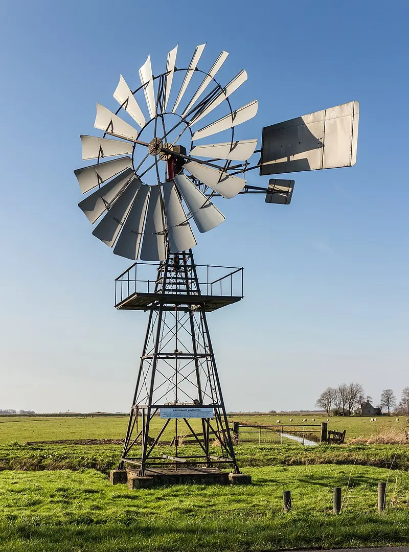 荷兰的美式风车