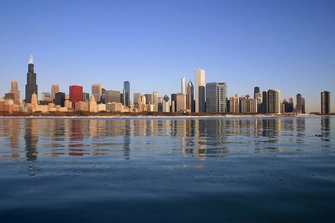 美国芝加哥的中央商务区:卢普区