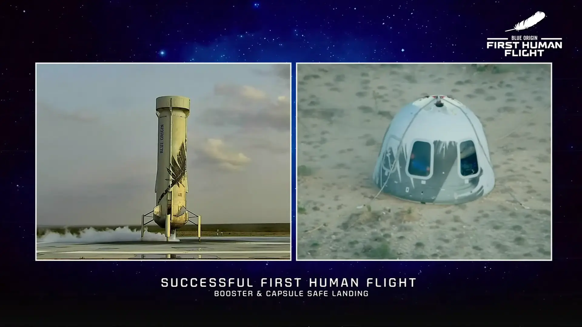 蓝色起源新谢泼德火箭和飞船首次载人飞行任务精选图集-荒原之梦